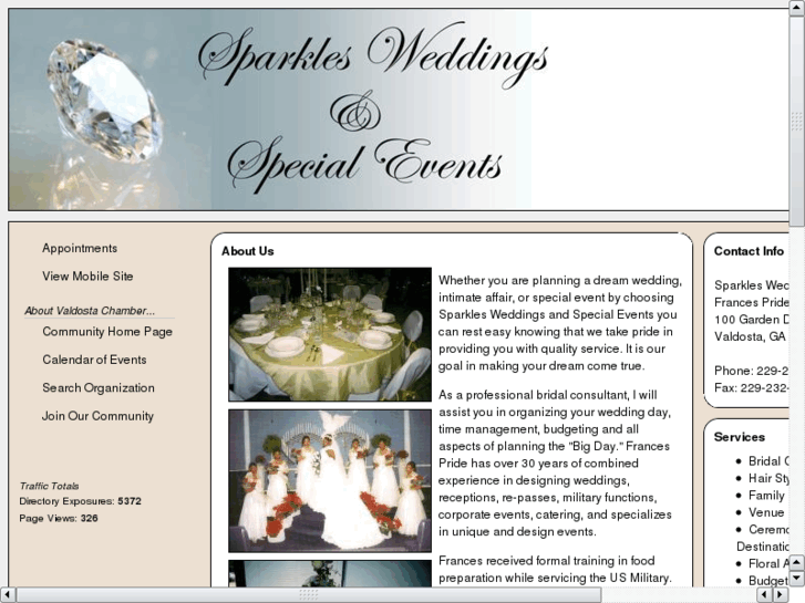 www.sparklesspecialevents.com