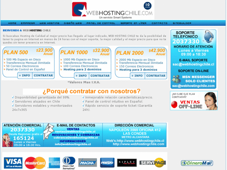 www.webhostingchile.cl