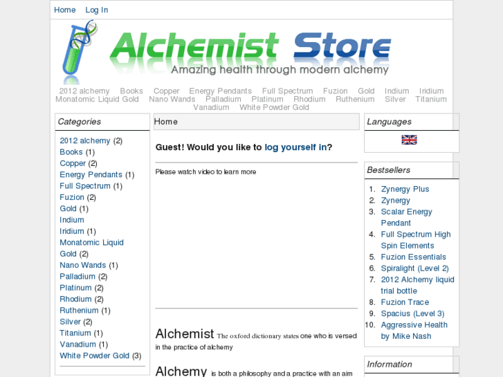 www.alchemiststore.com