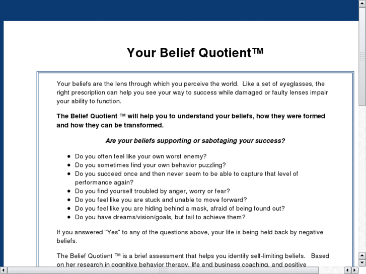 www.beliefquotient.com