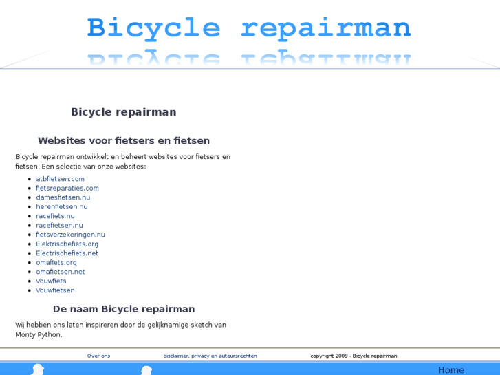 www.bicycle-repairman.nl