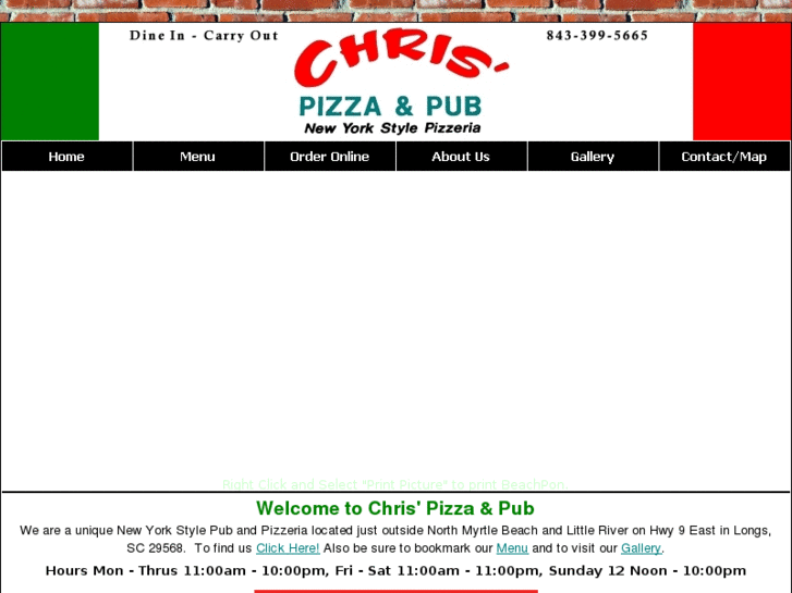 www.chrispizzapub.com