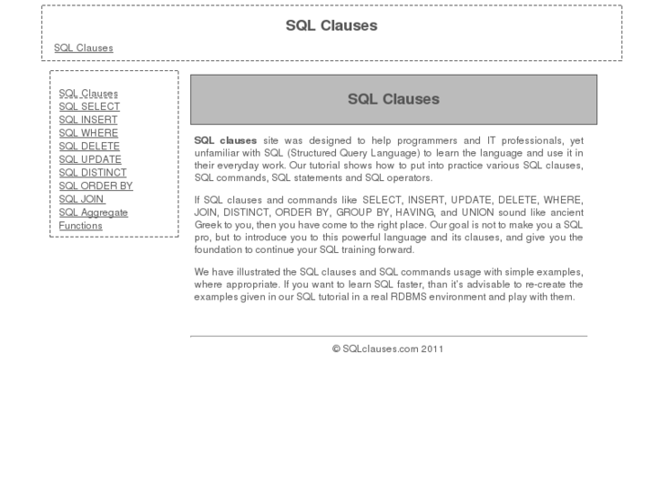 www.sqlclauses.com