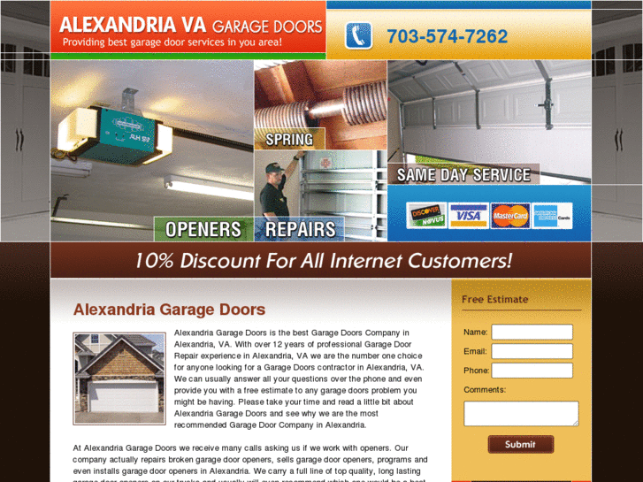 www.alexandriavagaragedoors.com