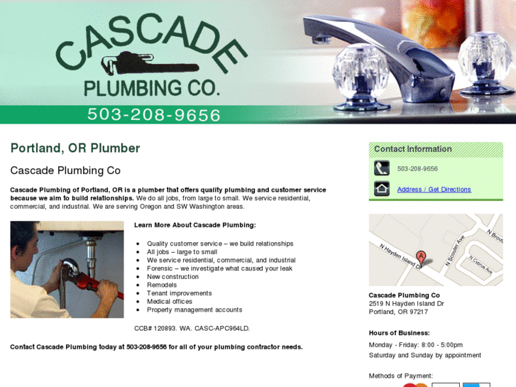 www.cascadeplumbingoregon.com