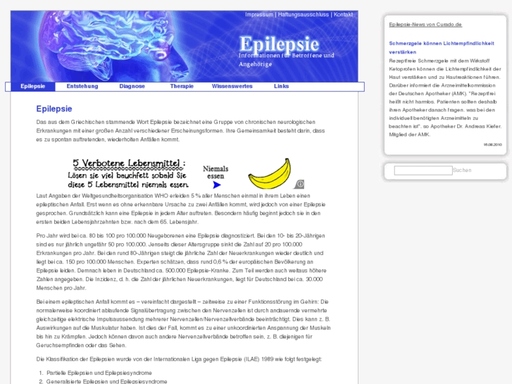 www.epilepsieinformation.de