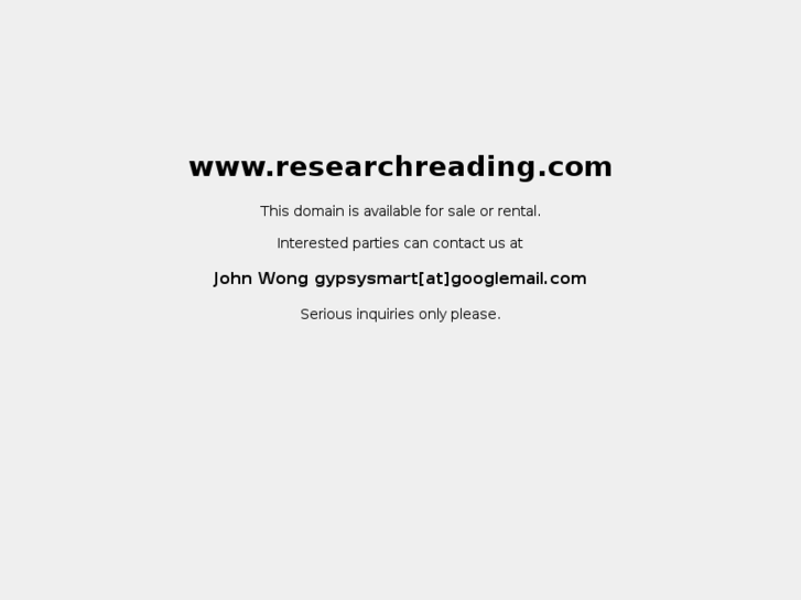 www.researchreading.com