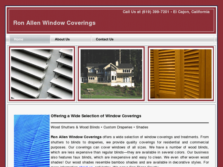 www.ronallenwindowcoverings.net