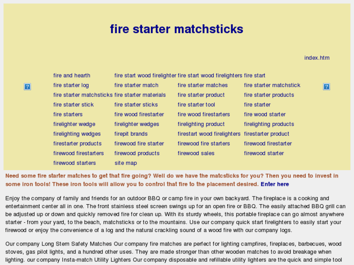 www.fire-starter-matchsticks.com