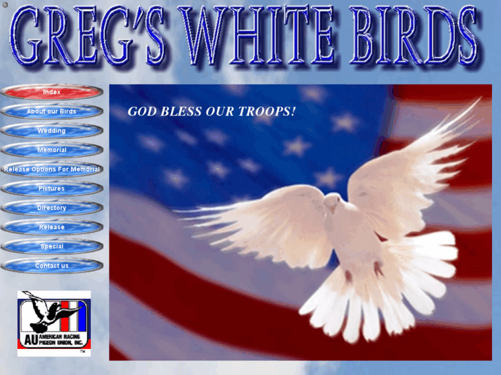 www.gregswhitebirds.com