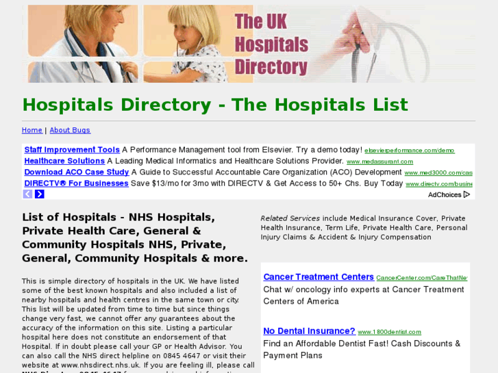 www.hospitals-list.org.uk