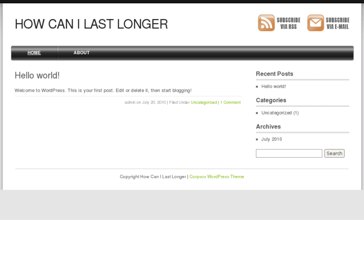 www.howcanilastlonger.info