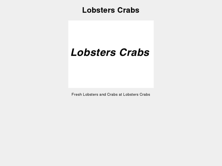 www.lobsterscrabs.com