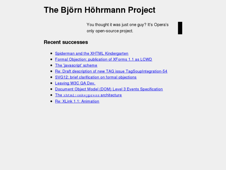 www.thebjoernhoehrmannproject.org