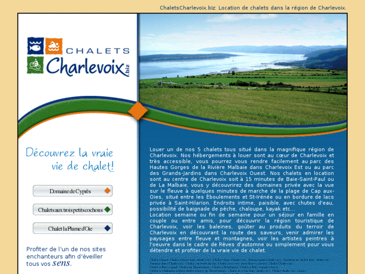 www.chaletscharlevoix.biz