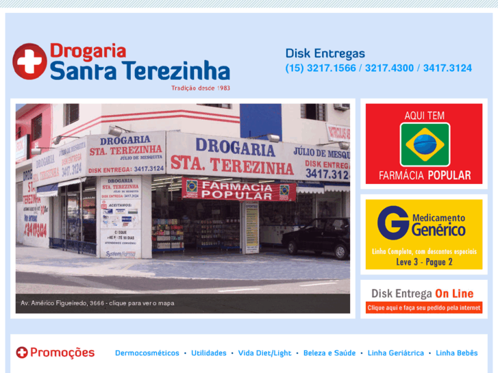 www.drogariasantaterezinha.com