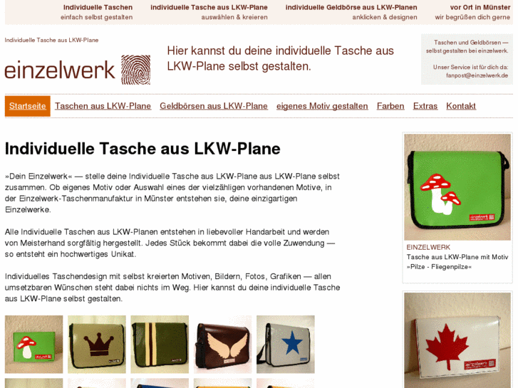 www.individuelle-tasche-aus-lkw-plane.de