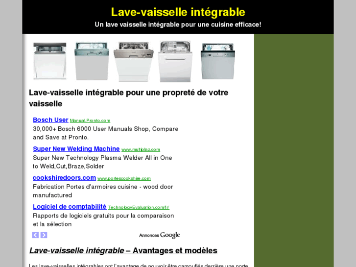 www.lavevaisselleintegrable.net