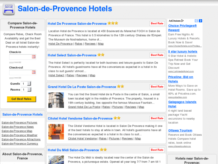 www.salondeprovencehotels.com