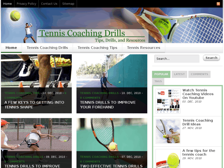 www.tenniscoachingdrills.com