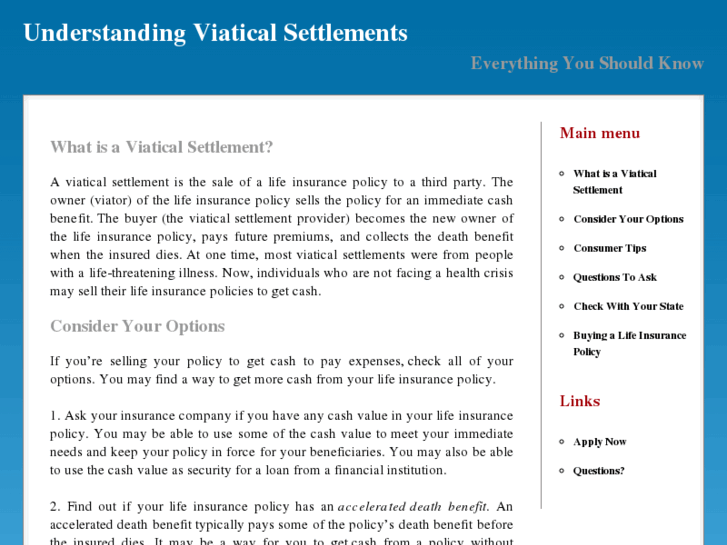 www.understandingviaticalsettlements.net
