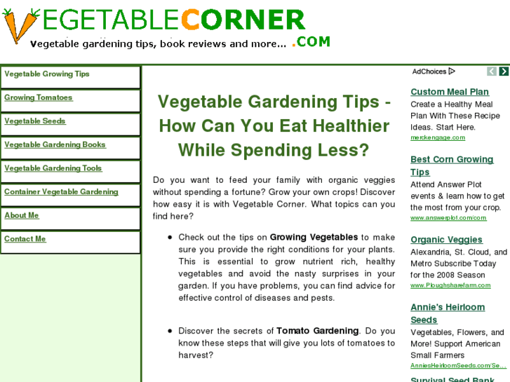 www.vegetablecorner.com