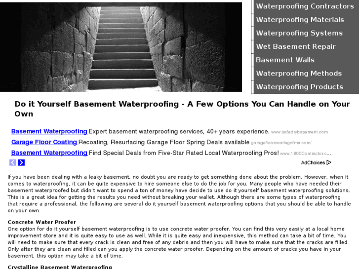 www.waterproofingyourbasement.com