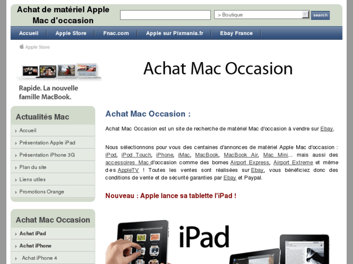 www.achat-mac-occasion.com