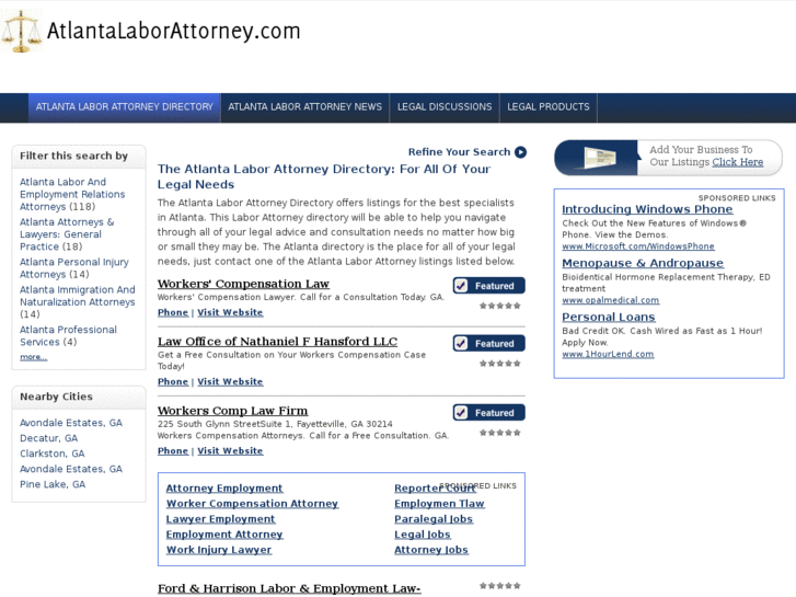 www.atlantalaborattorney.com