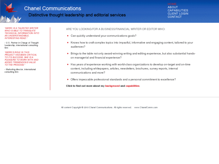www.chanelcomm.com