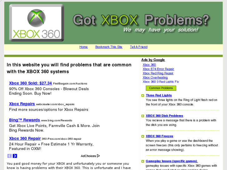 www.commonxboxproblems.com