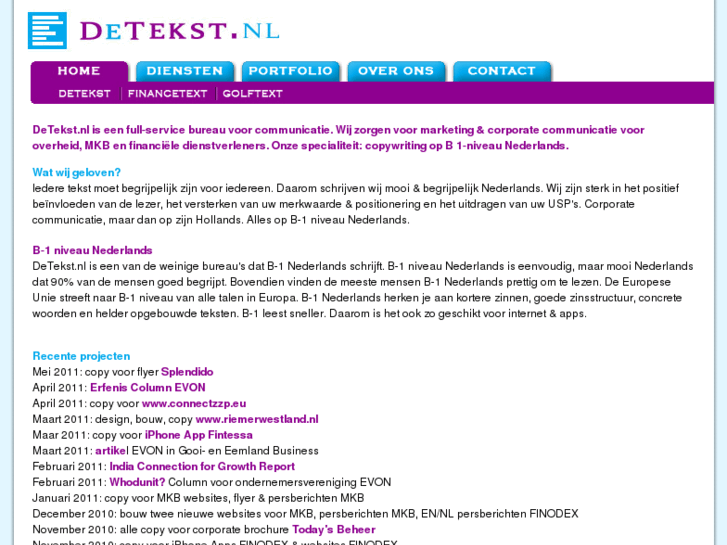 www.detekst.nl