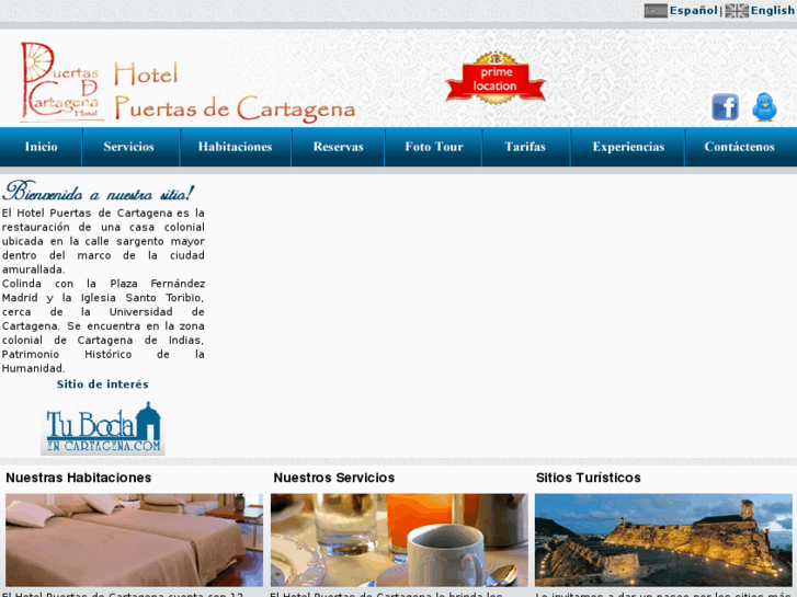 www.hotelpuertasdecartagena.com