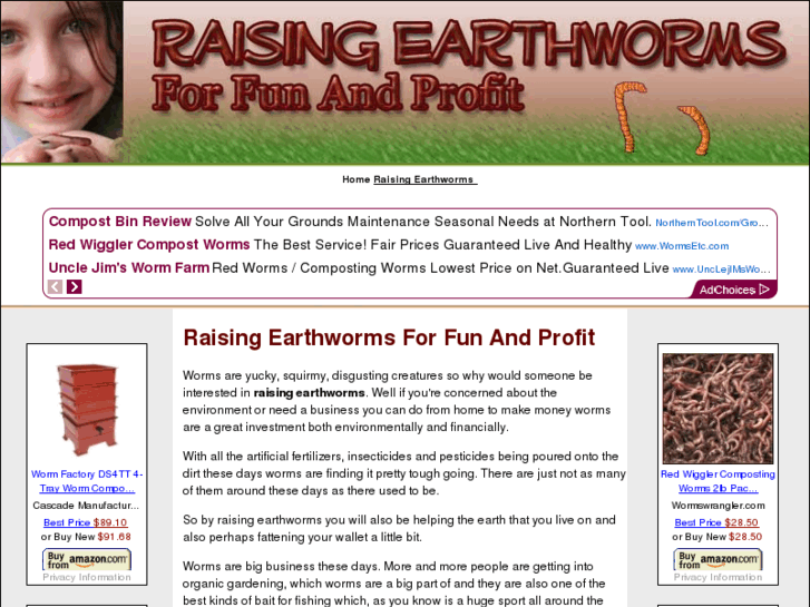 www.raisingearthworms.info