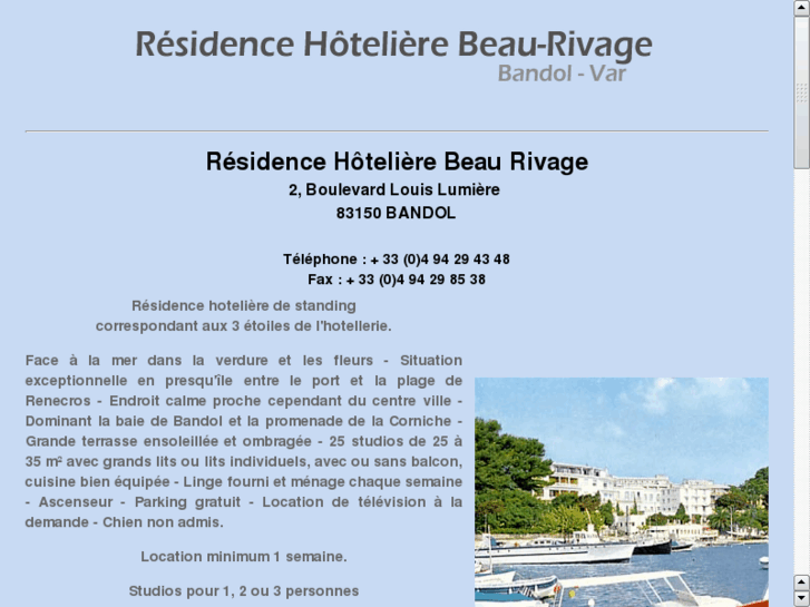 www.residencehoteliere-beaurivage.com