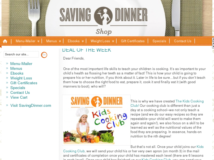 www.savingdinnershop.com