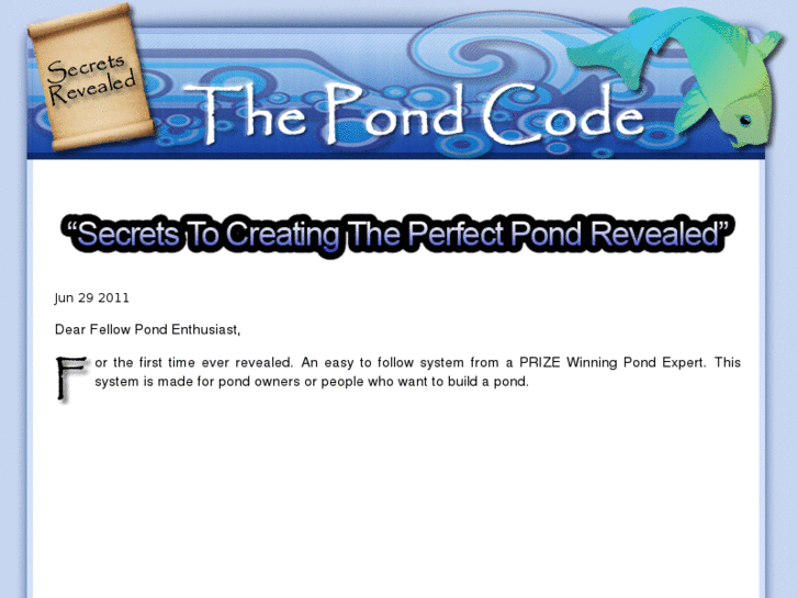 www.thepondcode.com