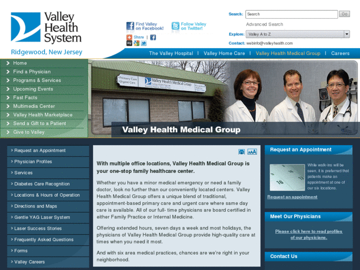 www.valleyhealthmedicalgroup.com