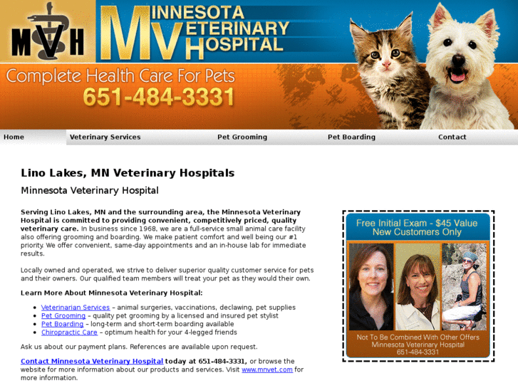 www.veterinarianlinolakesmn.com