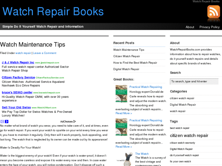 www.watchrepairbooks.com