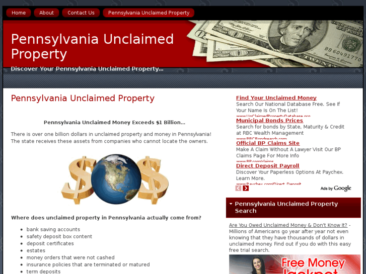 www.pennsylvaniaunclaimedproperty.net