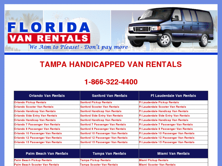 www.tampahandicappedvanrentals.com