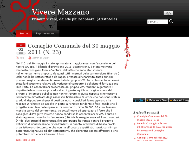 www.viveremazzano.it