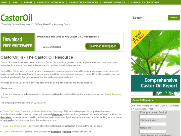 www.castoroil.in