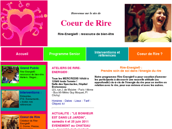 www.coeurderire.com