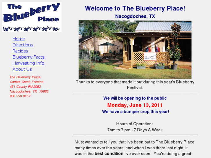 www.theblueberryplace.net