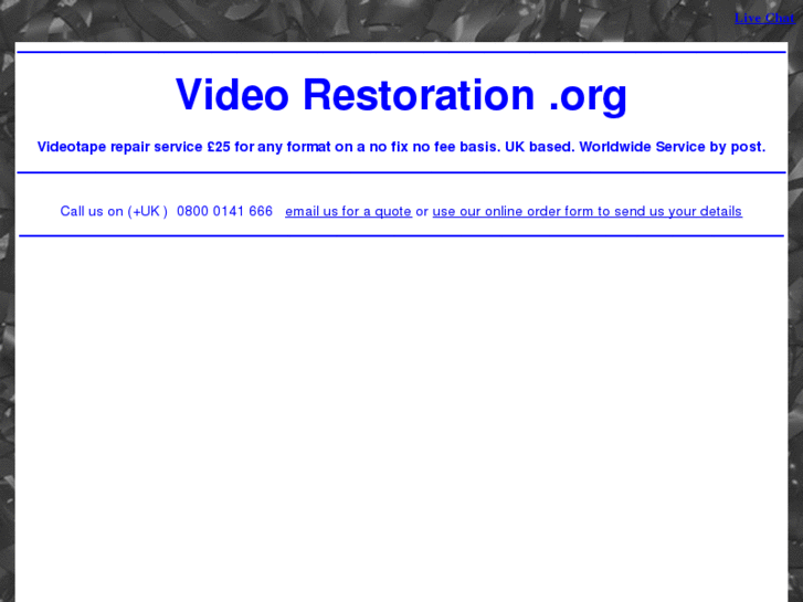 www.videorestoration.org