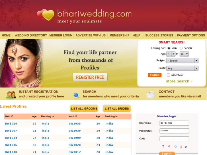 www.bihariwedding.com