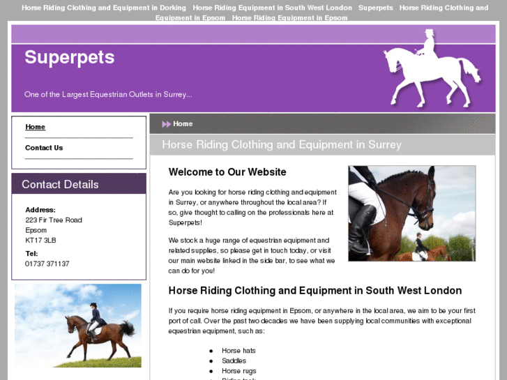 www.equestrianequipmentsurrey.com