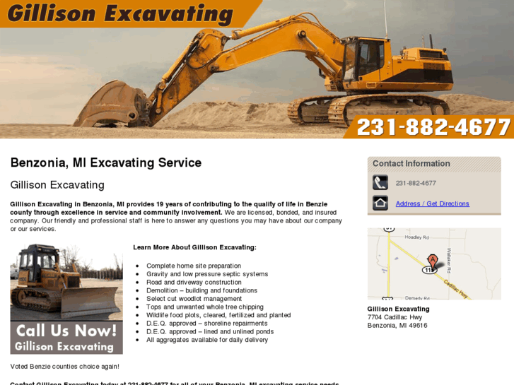 www.gillisonexcavating.net